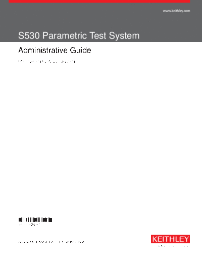 Keithley S530-924 PDFs (A)S530-924-01 (A - Jan 2014)(Admin Guide)  Keithley SCS S530-924 PDFs (A)S530-924-01 (A - Jan 2014)(Admin Guide).pdf