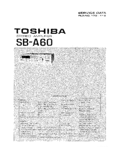 TOSHIBA sb-a60 sm  TOSHIBA Audio SB-A60 toshiba_sb-a60_sm.pdf