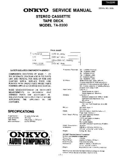 ONKYO hfe   ta-2200 service  ONKYO Audio TA-2200 hfe_onkyo_ta-2200_service.pdf