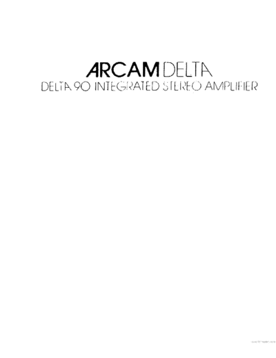 ARCAM hfe arcam delta 90 service  ARCAM Delta 90 hfe_arcam_delta_90_service.pdf