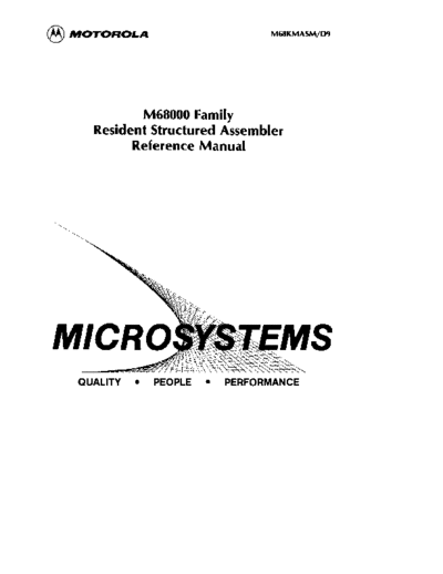 motorola M68KMASM D9 M68000Asm Jul85  motorola 68000 versados M68KMASM_D9_M68000Asm_Jul85.pdf