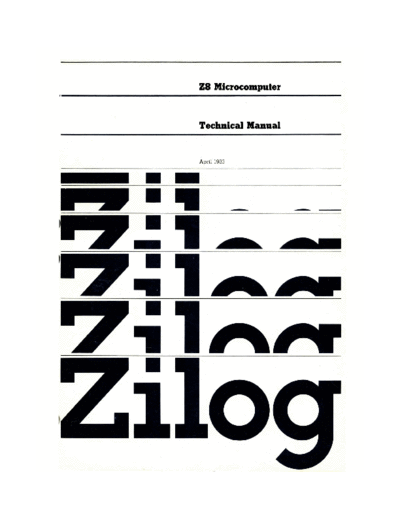 zilog 1983 Z8 Microcomputer Technical Manual  zilog z8 1983_Z8_Microcomputer_Technical_Manual.pdf