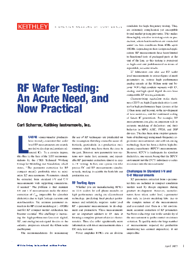 Keithley 2621 RF Wafer Testing  Keithley Appnotes 2621 RF Wafer Testing.pdf