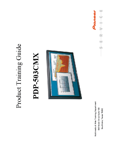 Pioneer Pioneer PDP-503CMX [TM]  Pioneer Monitor Pioneer_PDP-503CMX_[TM].pdf