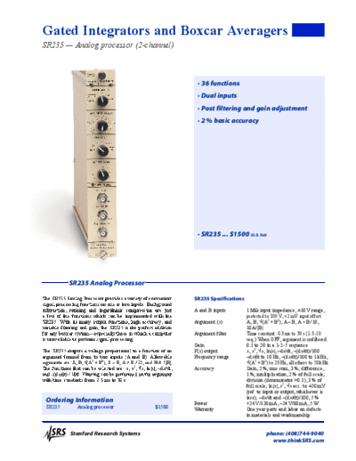 Stanford Research Systems www.thinksrs.com-SR235c  Stanford Research Systems www.thinksrs.com-SR235c.pdf