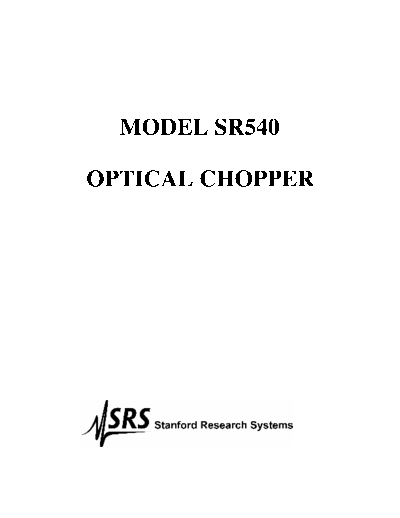 Stanford Research Systems www.thinksrs.com-SR540m  Stanford Research Systems www.thinksrs.com-SR540m.pdf