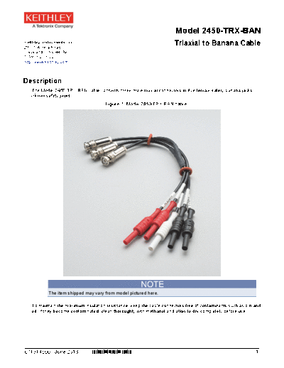 Keithley 071314500 (June 2013)(Model 2450-TRX-BAN)  Keithley 2450 071314500 (June 2013)(Model 2450-TRX-BAN).pdf