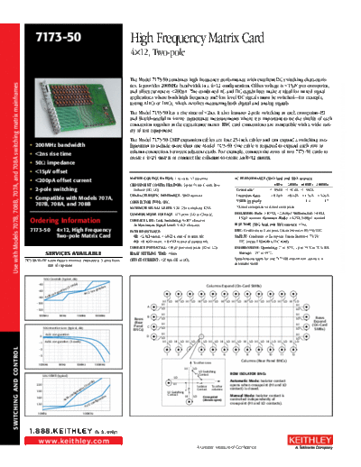 Keithley 7173-50  Keithley 71xx 7173-50.pdf