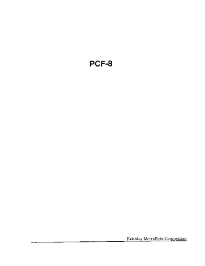 Keithley 24871B(PCF-8)  Keithley Misc 24871B(PCF-8).pdf