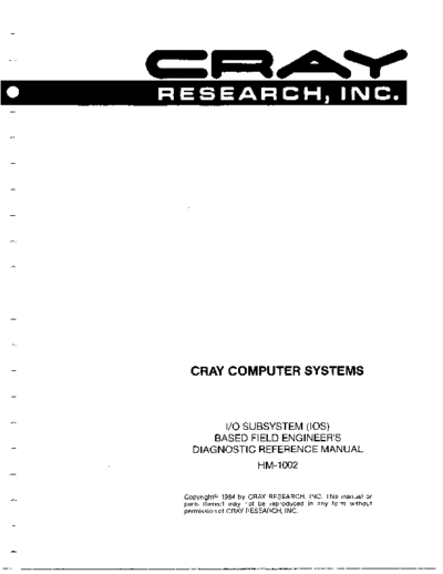 cray HM-1002-IO Subsystem IOS Based Field Engineers Diagnostic Reference Manual-June 1984.OCR  cray Diagnostics HM-1002-IO_Subsystem_IOS_Based_Field_Engineers_Diagnostic_Reference_Manual-June_1984.OCR.pdf