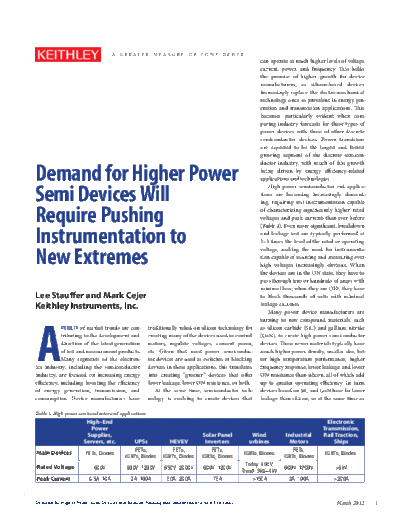 Keithley 3166 HighPowerSemiArticle  Keithley Appnotes 3166_HighPowerSemiArticle.pdf