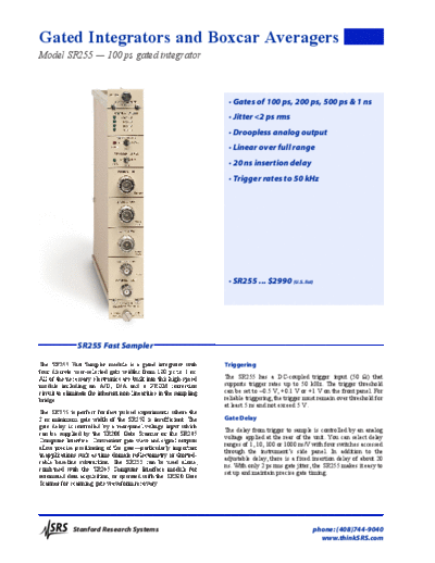 Stanford Research Systems www.thinksrs.com-SR255c  Stanford Research Systems www.thinksrs.com-SR255c.pdf