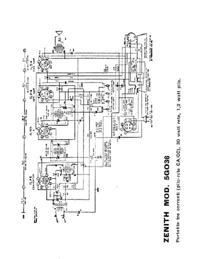 ZENITH Zenith 5G036  ZENITH Audio Zenith 5G036.pdf