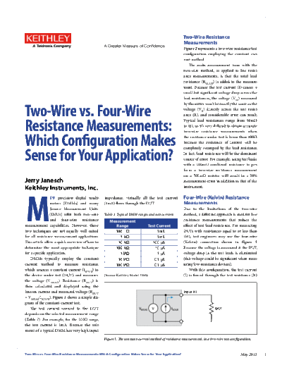 Keithley 2Wire 4Wire Resistance Article  Keithley Appnotes 2Wire_4Wire Resistance Article.pdf