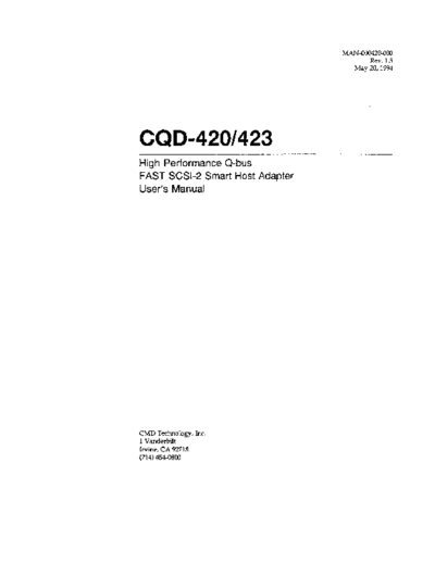 cmd MAN-000420-000 CQD-420 May94  cmd MAN-000420-000_CQD-420_May94.pdf