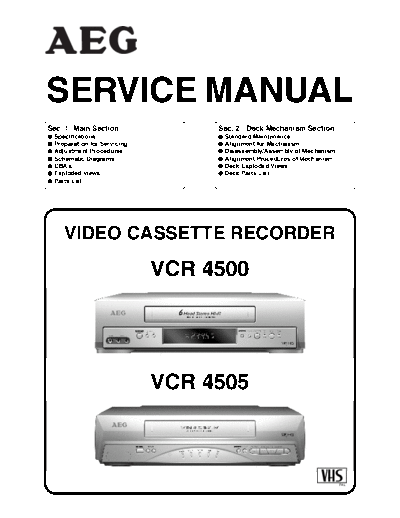 AEG AEG VCR-4500 4505 sm  AEG DVD VCR VCR-4500 AEG_VCR-4500_4505_sm.pdf