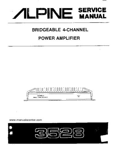 ALPINE Alpine 3528  ALPINE Car Audio 3528 Alpine 3528.pdf