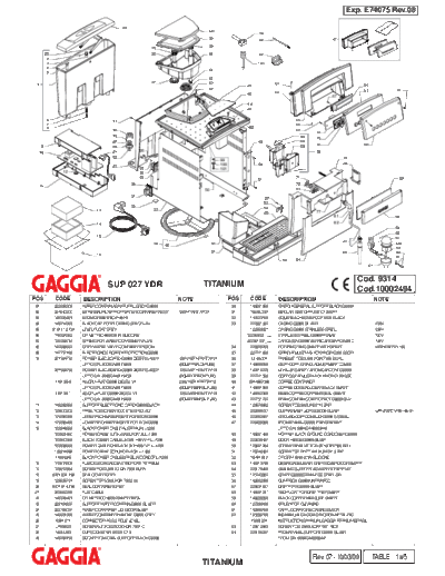 GAGGIA e74075 gbx rev08[1]  GAGGIA Titanium e74075_gbx_rev08[1].pdf