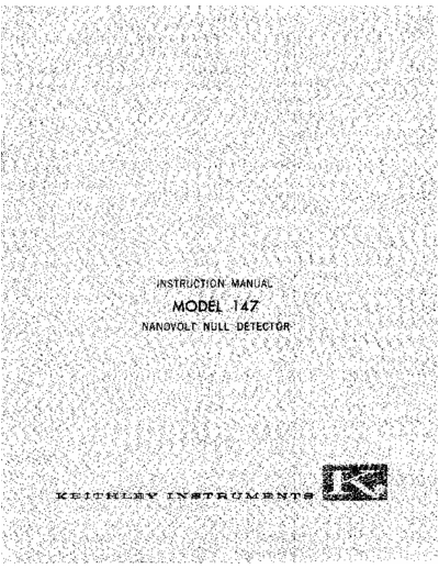 Keithley 147(Model147Nanovolt Null)  Keithley 147 147(Model147Nanovolt_Null).pdf