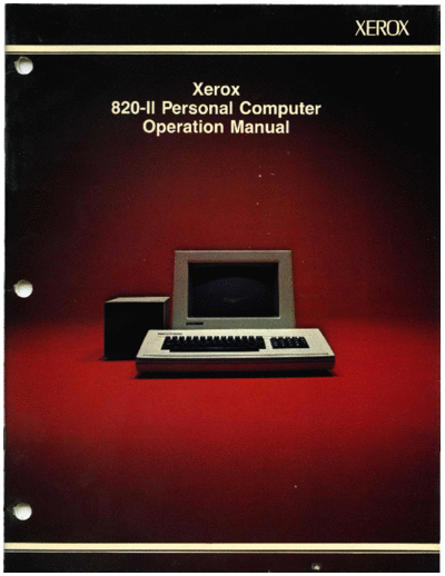 xerox 820-II Personal Computer Operations Manual  xerox 820-II 820-II_Personal_Computer_Operations_Manual.pdf