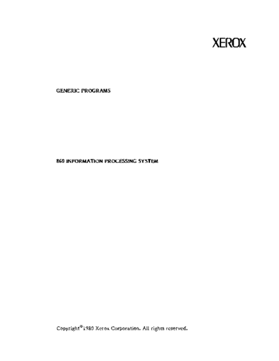 xerox Xerox 860 Generic Programs Jan81  xerox 860 Xerox_860_Generic_Programs_Jan81.pdf