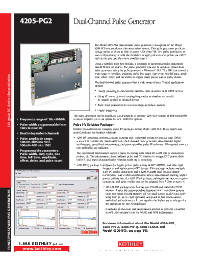 Keithley 4205-PG2 DataSht  Keithley SCS 4200 4205-PG2_DataSht.pdf