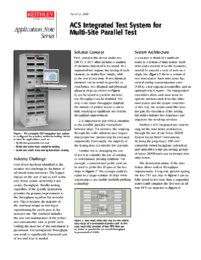 Keithley 2845 ACS Multi-Site Parallel Test AN  Keithley Appnotes 2845 ACS Multi-Site Parallel Test AN.pdf