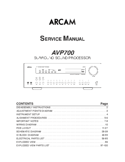 ARCAM hfe arcam avp700 service  ARCAM AVP700 hfe_arcam_avp700_service.pdf