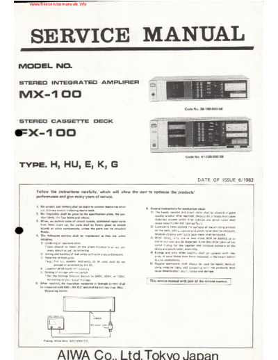 AIWA aiwa mx-100 fx-100 sm  AIWA Audio MX-100 FX-100 aiwa_mx-100_fx-100_sm.pdf