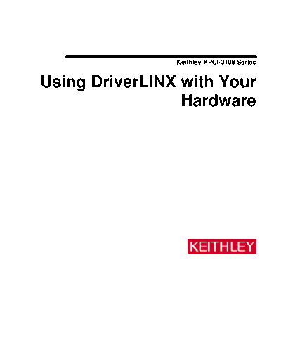 Keithley kpci3108  Keithley KPCI kpci3108.pdf