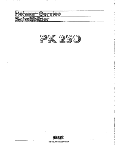 HOHNER PK-250 SERVICE MANUAL  HOHNER PK-250 PK-250_SERVICE_MANUAL.pdf