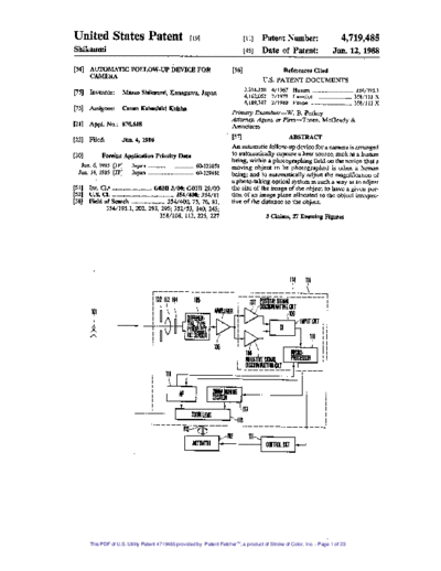 Nikon us4719485  Nikon patents us4719485.pdf