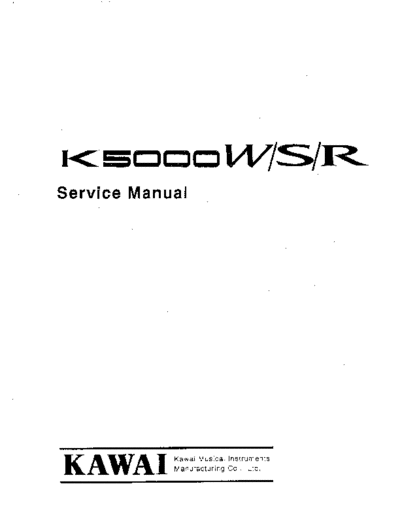 KAWAI KAWAI K5000 SERVICE MANUAL  KAWAI K5000 KAWAI_K5000_SERVICE_MANUAL.pdf
