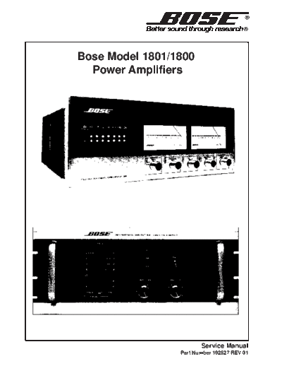 BOSE hfe bose 1800 1801 service  BOSE Audio 1801 hfe_bose_1800_1801_service.pdf