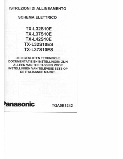 panasonic Panasonic TX-L32S10E TX-L37S10E TX-L42S10E [SM]  panasonic Monitor Panasonic_TX-L32S10E_TX-L37S10E_TX-L42S10E_[SM].pdf