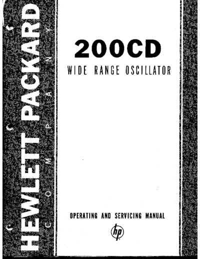 Agilent 200C001-4 200CD Operating and Service 1955  Agilent 200C001-4 200CD Operating and Service 1955.pdf