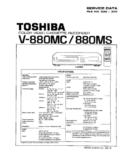 TOSHIBA v880ms  TOSHIBA Video V-880MS v880ms.pdf