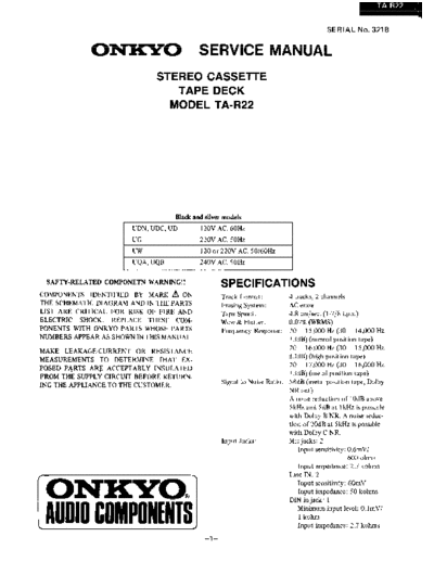 ONKYO hfe   ta-r22 service  ONKYO Audio TA-R22 hfe_onkyo_ta-r22_service.pdf