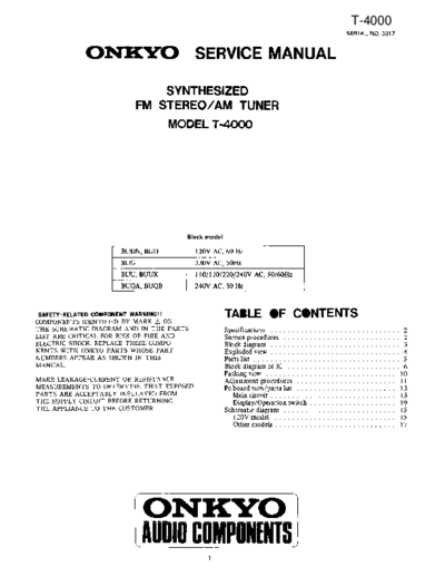 ONKYO hfe onkyo t-4000 service  ONKYO Audio T-4000 hfe_onkyo_t-4000_service.pdf