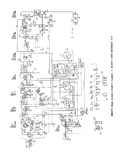 ZENITH Zenith ML2420-3 ML2601-3 ML2602-3 ML2606-3 with Decoder 7L01  ZENITH Audio Zenith ML2420-3 ML2601-3 ML2602-3 ML2606-3 with Decoder 7L01.pdf