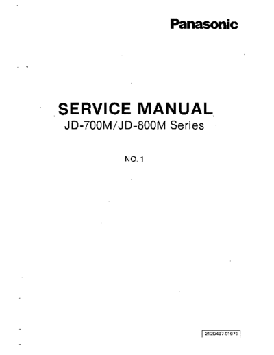 panasonic Panasonic JD 700 800 Series Service Manual  panasonic Panasonic_JD_700_800_Series_Service_Manual.pdf