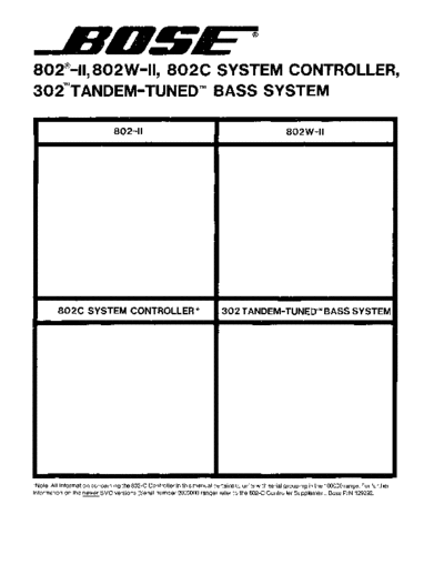 BOSE hfe bose 802 802w 802c ii 302 service  BOSE Audio 302 hfe_bose_802_802w_802c_ii_302_service.pdf