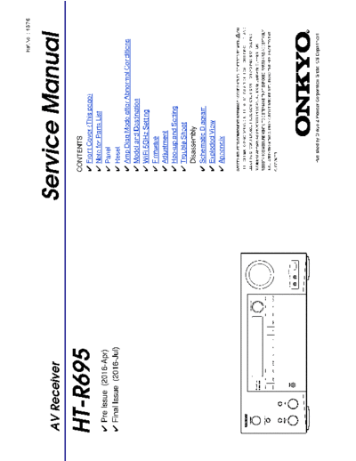 ONKYO hfe onkyo ht-R695 service en  ONKYO Audio HT-R695 hfe_onkyo_ht-R695_service_en.pdf