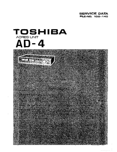 TOSHIBA hfe toshiba ad-4 service en  TOSHIBA Audio AD-4 hfe_toshiba_ad-4_service_en.pdf