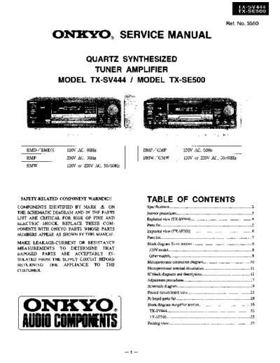 ONKYO hfe onkyo tx-se500 sv444 service en  ONKYO Audio TX-SE500 hfe_onkyo_tx-se500_sv444_service_en.pdf