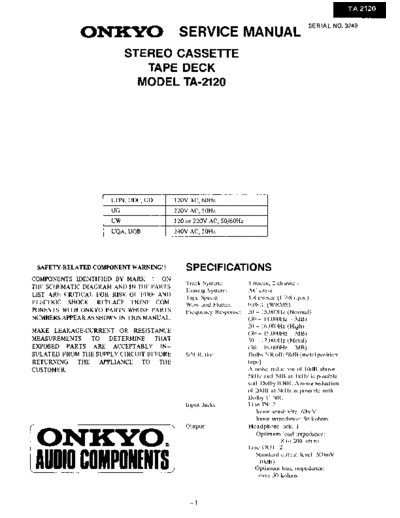 ONKYO hfe onkyo ta-2120 service  ONKYO Audio TA-2120 hfe_onkyo_ta-2120_service.pdf