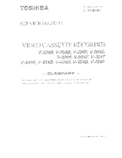 TOSHIBA V204B V254B SUP  TOSHIBA Video V-204B V204B V204B_V254B_SUP.pdf