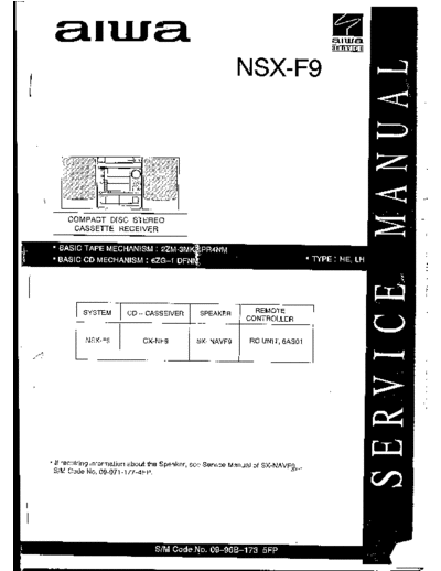 AIWA nsx-f9 139  AIWA Audio nsx-f9_139.pdf