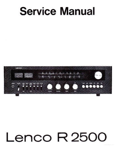 LENCO hfe   r-2500 service en  LENCO Audio R-2500 hfe_lenco_r-2500_service_en.pdf