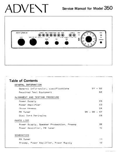 ADVENT hfe   350 service en  ADVENT Audio 350 hfe_advent_350_service_en.pdf